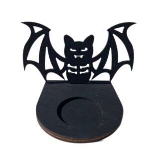 Halloween mécsestartó denevér