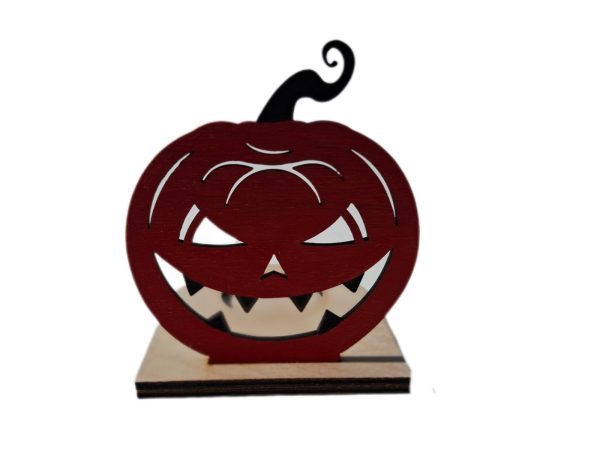 Halloween mécsestartó tök