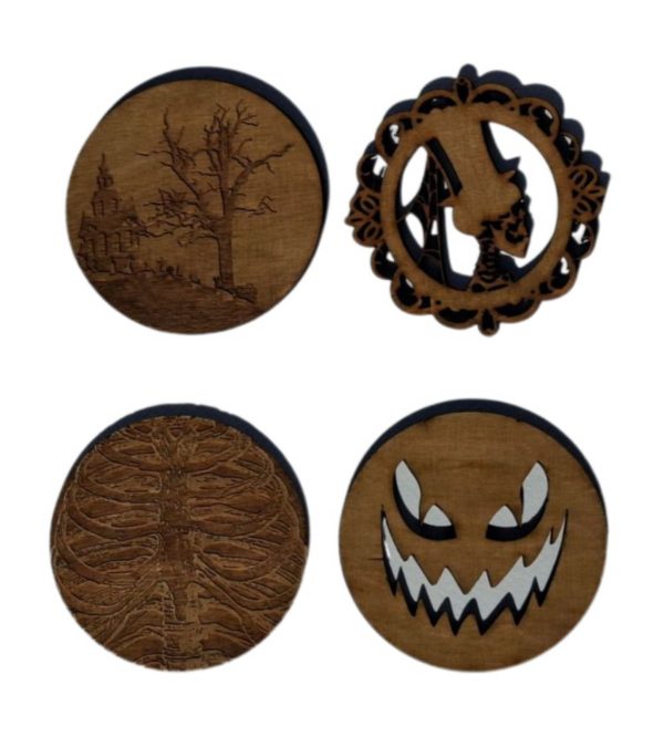 Halloween poháralátét szett